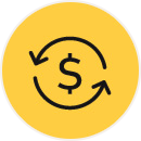 dollar cycle icon